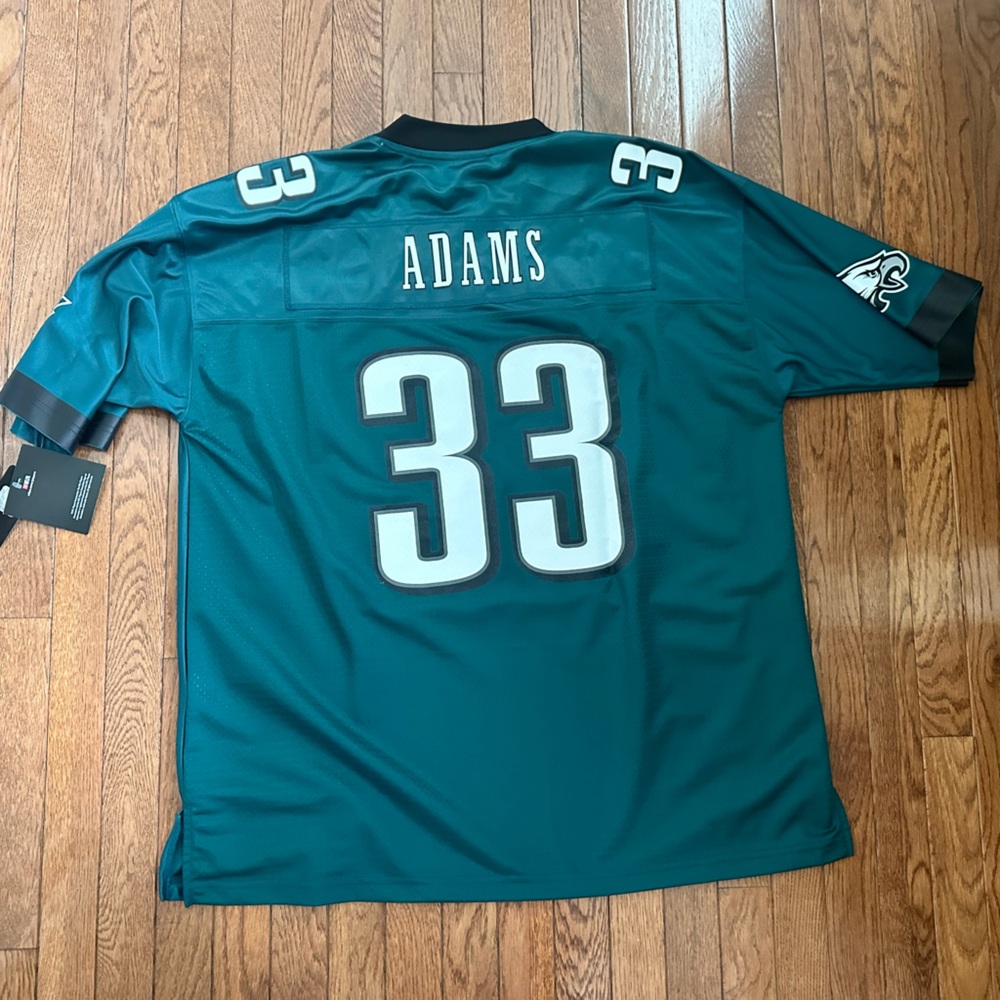 NFL Teal and White Men's Jersey